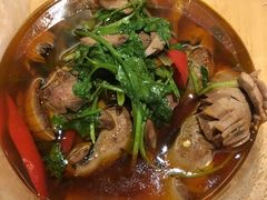 香菜拌猪腰-聪辉同安老美食饭店(大元路店)