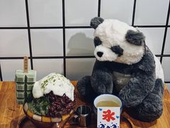 抹茶生乳かき氷-WONDER ICE 萬得冰田(建設路总店)