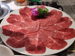 雪花牛肉-禄婶鸡煲·打边炉