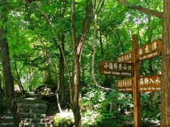 指示路牌-三块石国家森林公园