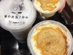 豆乳双蛋奶茶-茶力的小怪兽(梅林卓悦汇店)