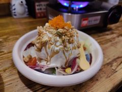 炸温泉蛋土豆泥-小川洋风料理(江汉路店)