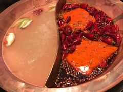 特色鸳鸯锅-锅说大脸毛肚重庆老火锅(佐阾店)