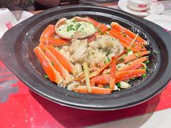 一蟹两吃长脚蟹-恭喜上堓砂锅焗·海鲜大排档(闵行龙湖店)