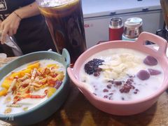 香芒甘露豆花-觅豆豆花甜品(望平街店)
