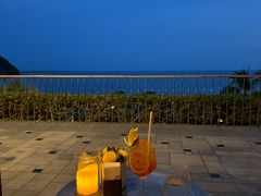 -日落吧·海景咖啡厅·餐酒吧·鸡尾酒·下午茶·乐队表演·浪漫夕阳·三亚文华东方酒店