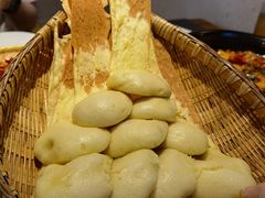 乡村锅边馍馍-万重锦·人文川菜馆(骡马市店)