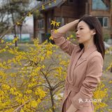 OOTD | 这个春天一定要拥有的烟雾粉西装
