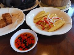 白灼鲜玉米竹笋-日昌餐馆(亦庄店)