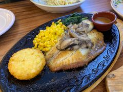 蘑菇香煎鱼-萨莉亚意式餐厅(金隅嘉品mall店)