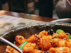 石锅杭椒牛蛙-桂满陇-西湖船宴(西单大悦城店)