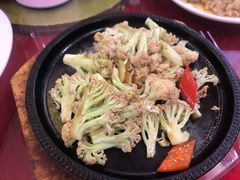 虾酱炒花菜-东馆和天下特色餐饮(工农店)