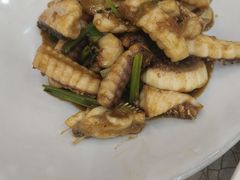 姜葱炒脆肉皖条-轩记海鲜餐厅·四十五年老字号·经典粤菜(西区彩虹店)