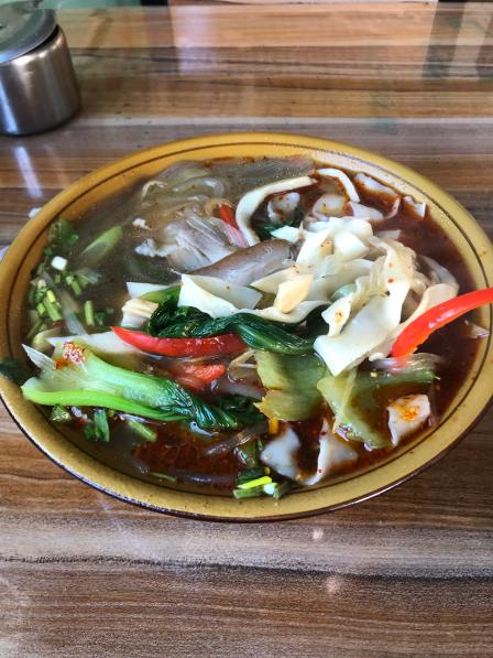 青海炒面馆-"类似于兰州拉面馆,烩面经常吃,第一次吃到.