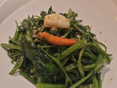 秘制虾酱炒空心菜-帕蓝·暹罗料理(大学路店)