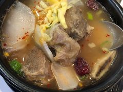 牛排骨粉丝汤-青松馆韩国料理(香港中路佳世客店)