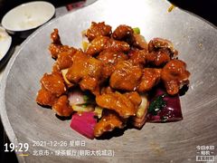 蒜香蜜汁排骨-绿茶餐厅(朝阳大悦城店)