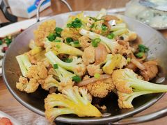 干锅花菜-洲晓鲜·舟山海鲜大排档(朱家尖风景区店)