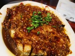 蒜泥烤茄子-老炭长时尚音乐烧烤吧