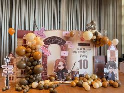 -团子宝宝宴派对百日宴生日布置策划·求婚策划·气球布置别墅民宿