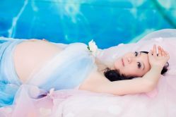 -海岸风光儿童摄影