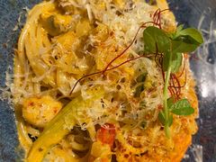 芝士蘑菇鲜虾意大利面-BE BRIGHT KITCHEN(正佳广场店)