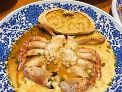蛋白蒸皇帝蟹-頂好酒家·经典粤菜(海信广场店)