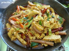 干锅脆豆腐-清华大学-观畴园餐厅
