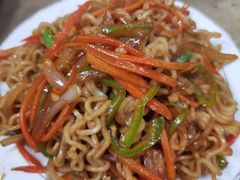 炒方便面-山纺老张烧烤(长风西街店)