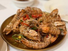 椒盐攋尿虾-阳江餐厅·30年老字号·粤菜海鲜大排档