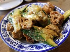 黄瓜拌油条-董立兵烤鸭店(山大路店)