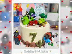 -咖咖熊蛋糕定制·英国蓝风车动物性淡奶油