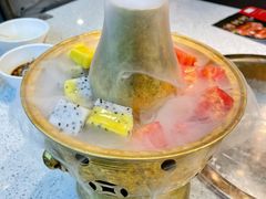 锅底捞-老佛爷铜炉蛙锅(海岸城店)
