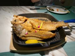 炙烤海鲈鱼-蜜桃花开·中西融合菜E&W(南长街店)