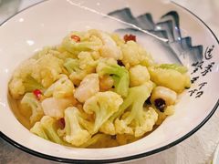 有机花菜拌贝丁-渔娘渔家丹东海鲜(东直门店)