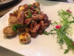 香煎口蘑脆爽肉-周三的情书花园餐厅(江北店)