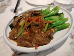 芥兰沙茶炒牛肉-潮州府·潮菜·砂锅粥(徐家汇店)