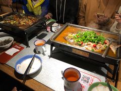 自助取餐区-探鱼·鲜青椒爽麻烤鱼(北京路天河城店)