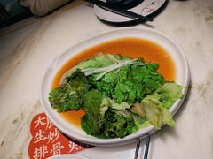 白灼生菜-绿茶餐厅(青岛城阳万象汇店)