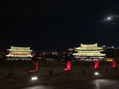 -城墙带状公园-大同古城墙广场停车场