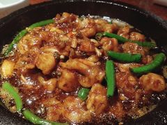 酱爆石锅蛙-绿茶餐厅(蓝色港湾店)