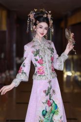 -懿沉香中式嫁衣礼服秀禾服龙凤褂马来褂旗袍总店