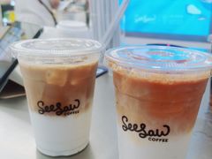 拿铁-Seesaw Coffee(上海国金中心店)