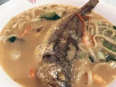 虾爆黄鱼面-何记面馆(龙泉山店)
