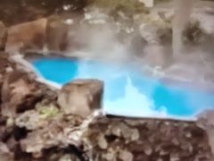 -济州山房山碳酸温泉