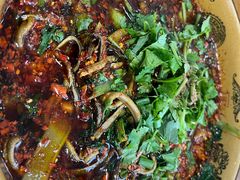 老板娘亲自拌匀的鳝丝-乐山第一家临江鳝丝(茶坊路店)