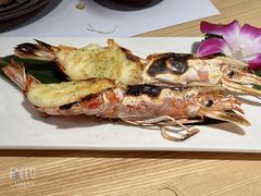 芝士焗大明虾-鲔吞·和牛寿喜烧(闵行区绿瘦酒店)