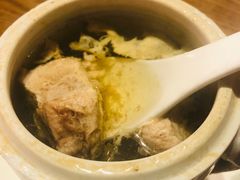 山泉水炖银江猪肉汤-金苑酒家·客家菜·广东老字号(万象店)