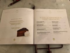 菜单-Cafe Sacher(WIEN)