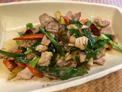 炒冬瓜黑猪肉-基诺山寨.版纳民族特色菜